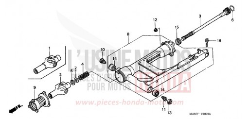 BRAS OSCILLANT GL1500AV de 1997